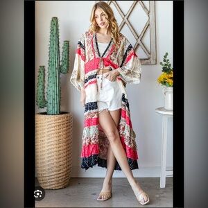 Oli & Hali Print Duster size S